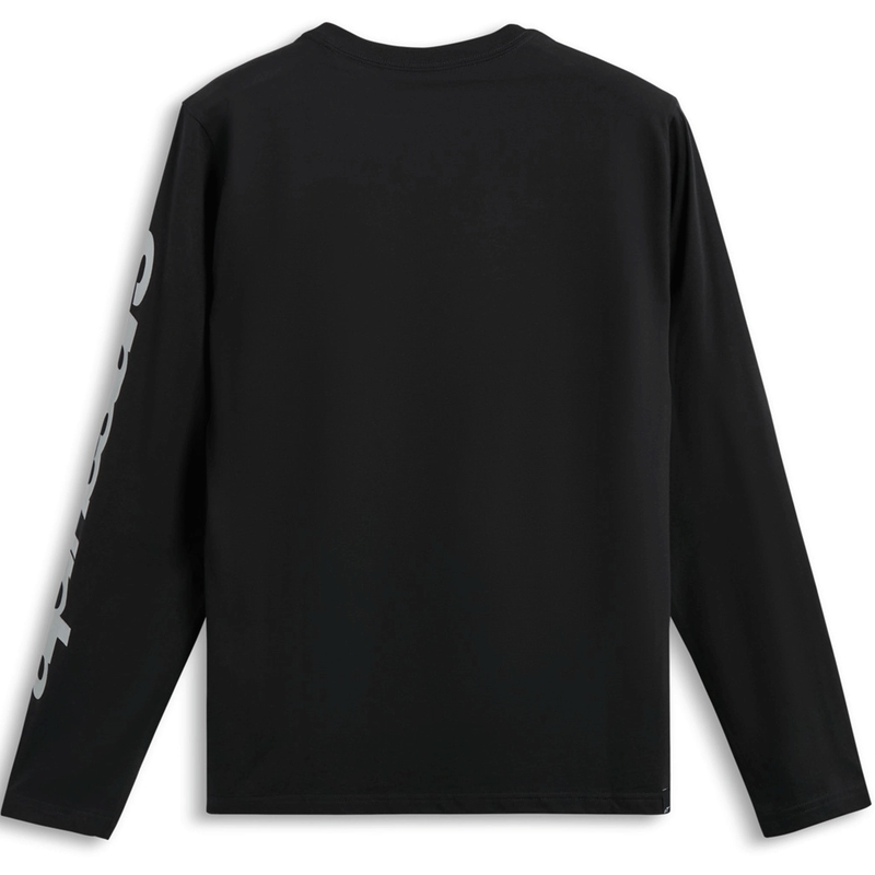 T-shirt à manches longues Alpinestars Trackside CSF noir et blanc