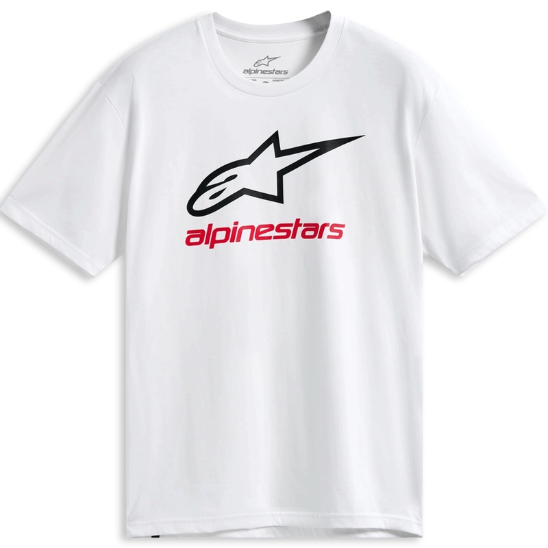 T-shirt Alpinestars Always 2.0 CSF blanc-noir-rouge