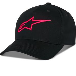 Casquette Alpinestars Ageless Snapback noire et rouge
