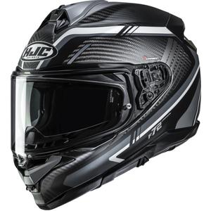 Casque intégral de moto HJC F72 Carbon Kairo MC5SF noir-gris-blanc