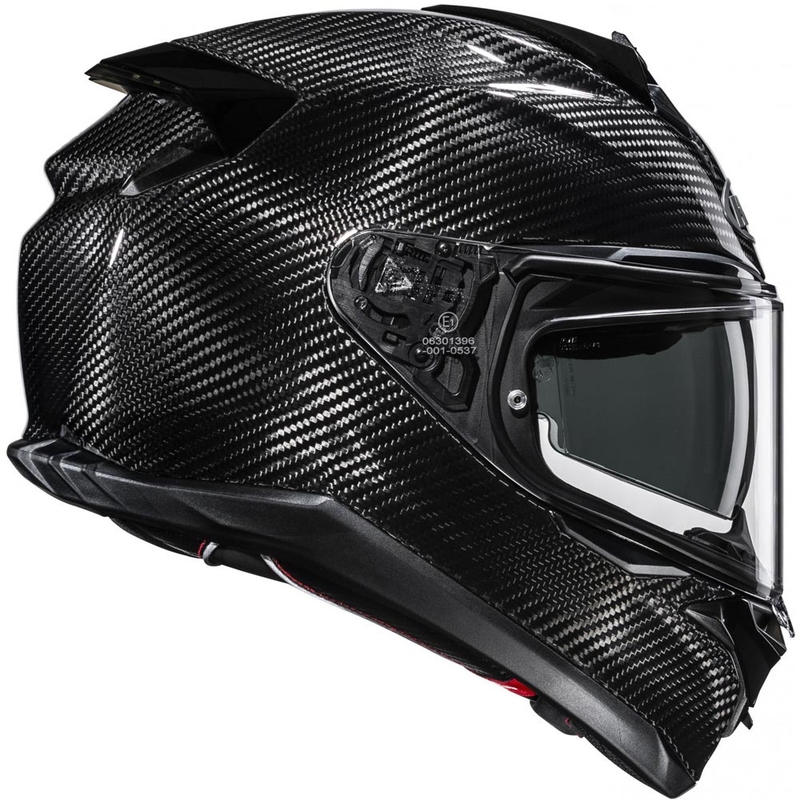 Casque intégral de moto HJC F72 Carbon Noir uni