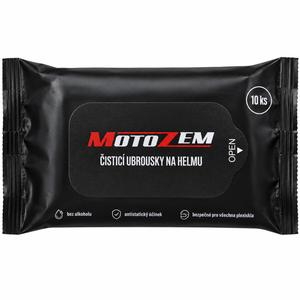 Lingettes nettoyantes pour casque MotoZem, lot de 10.