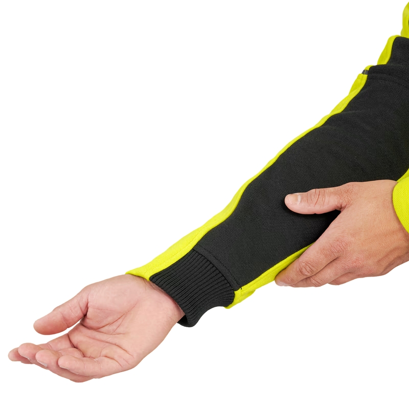 Sweat moto Shima Daybreaker noir-jaune fluo