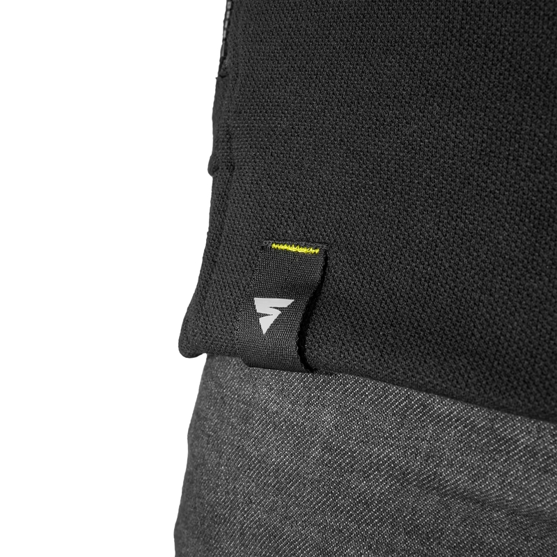 Sweat moto Shima Daybreaker noir-jaune fluo