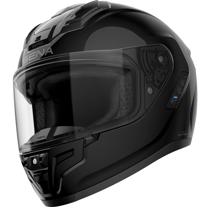 Casque intégral de moto SENA Phantom avec intercom, noir