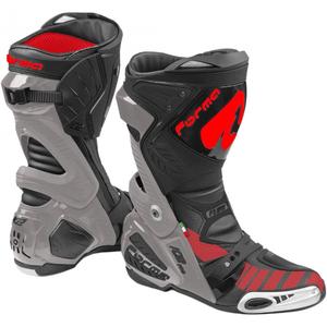 Bottes de moto Forma Ice Pro Flow grises, noires et rouges
