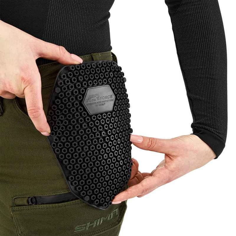 Pantalon de moto Shima Giro 3.0 pour femme, kaki