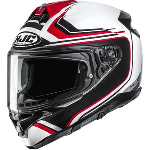 Casque intégral de moto HJC F72 Oflo MC1 blanc-noir-rouge