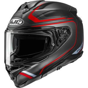 Casque intégral de moto HJC F72 Oflo MC1SF noir mat-rouge