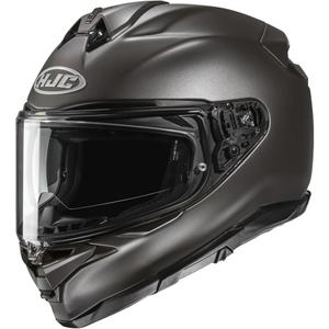 Casque intégral moto HJC F72 Solid gris titane semi-mat