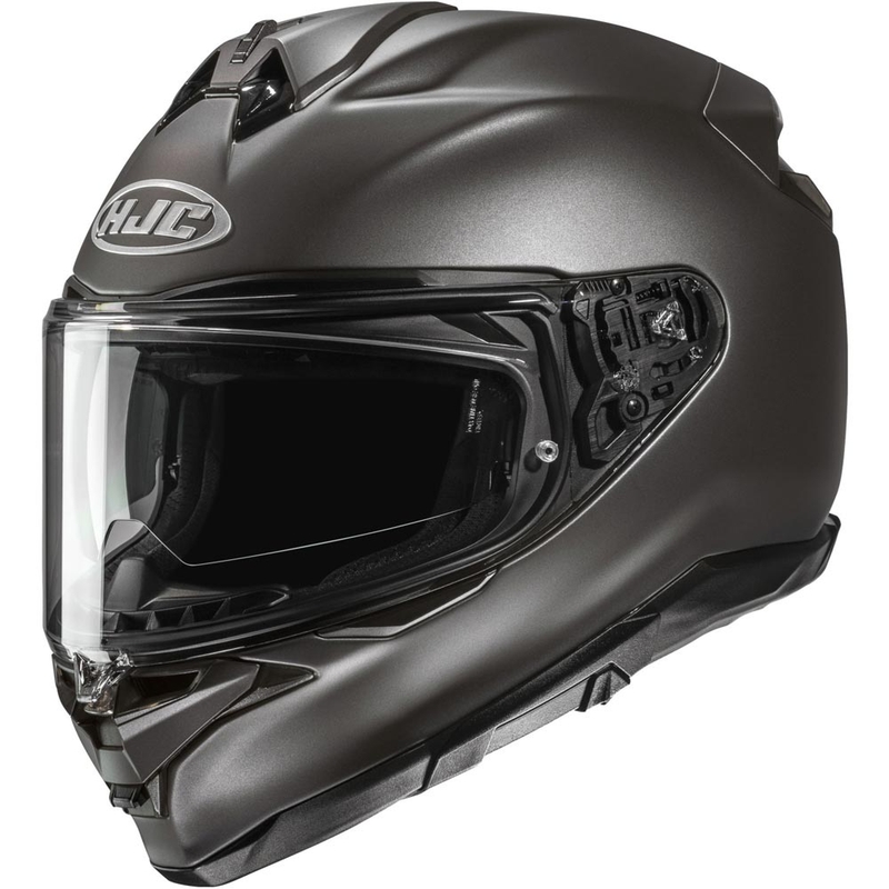 Casque intégral moto HJC F72 Solid gris titane semi-mat