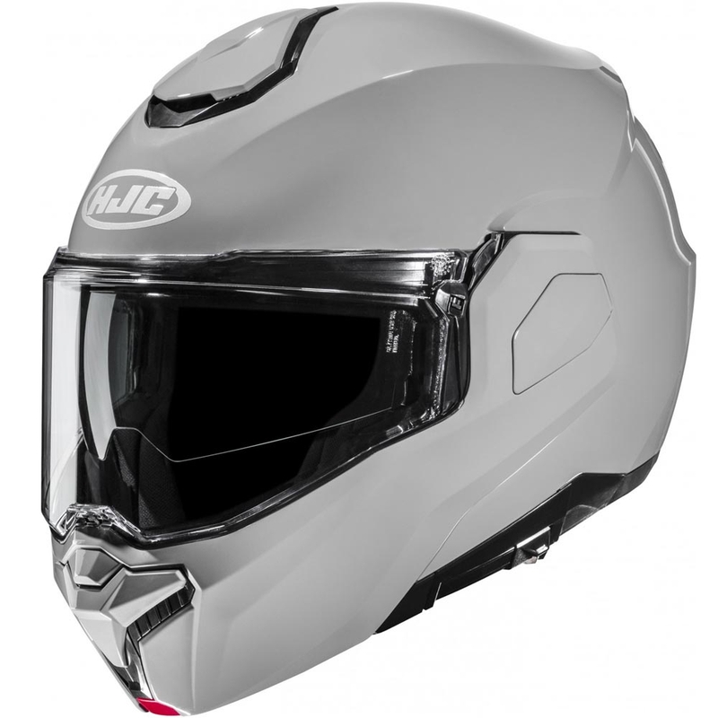 Casque de moto modulable HJC i101 Gris uni