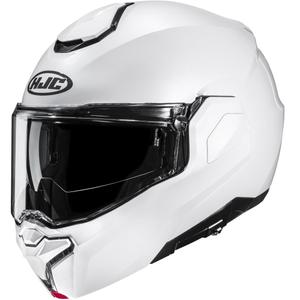 Casque de moto modulable HJC i101 Solid blanc nacré
