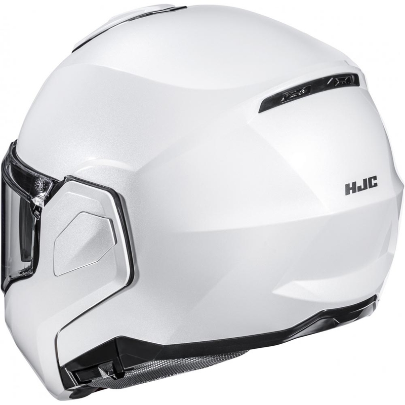 Casque de moto modulable HJC i101 Solid blanc nacré