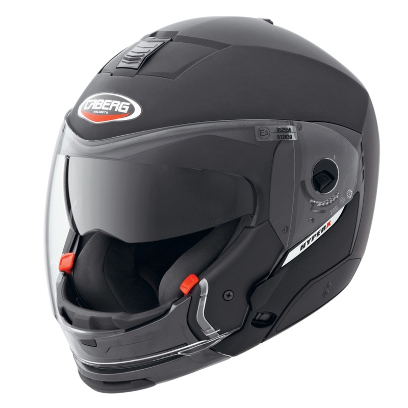Moto přilba CABERG HYPER X s odnímatelnou bradou černá matná výprodej