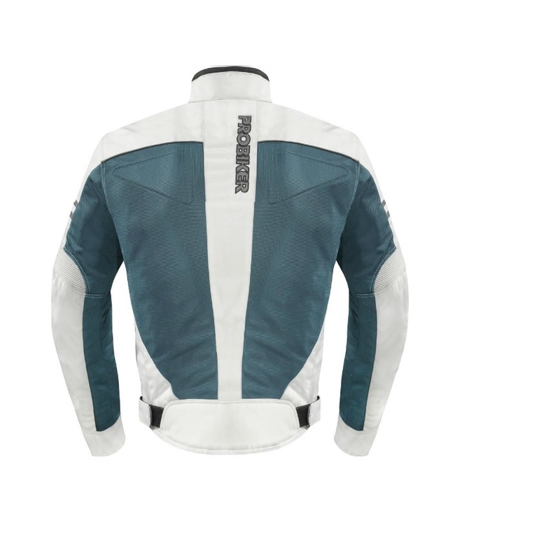 Bunda na motorku pánská PROBIKER PR-12 AIR šedá