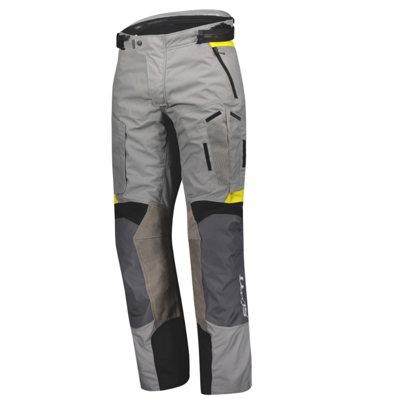 Pantalon moto SCOTT Dualraid Dryo gris-jaune soldes