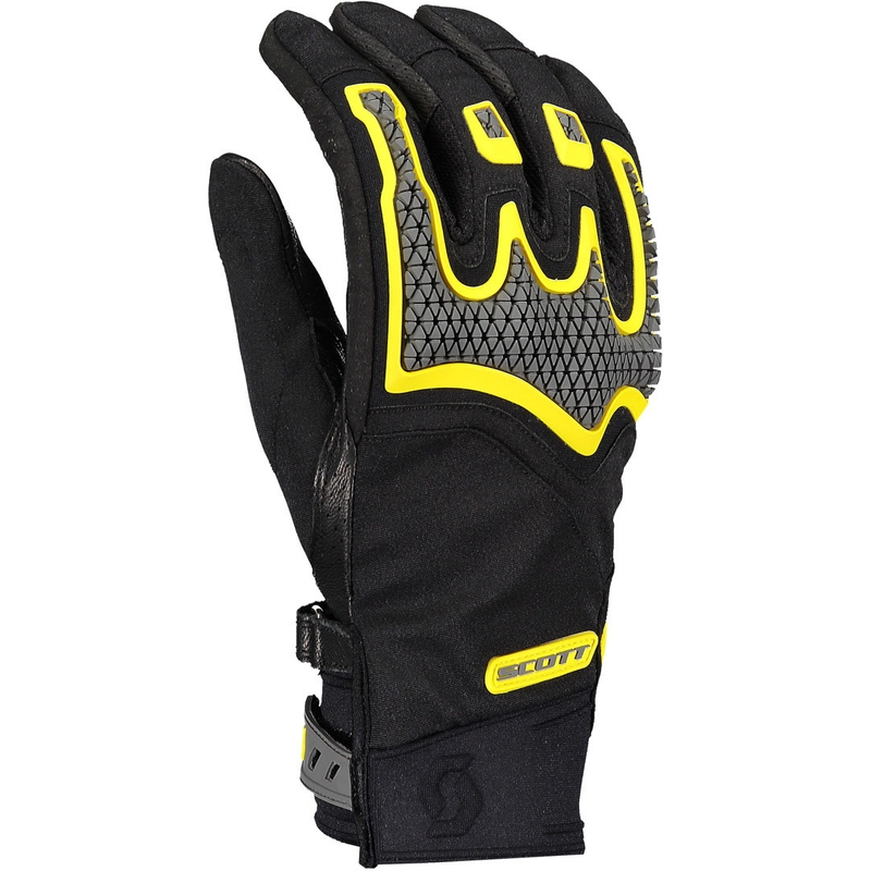 Gants moto SCOTT Dualraid noir-jaune soldes