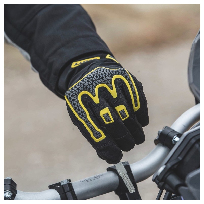 Gants moto SCOTT Dualraid noir-jaune soldes
