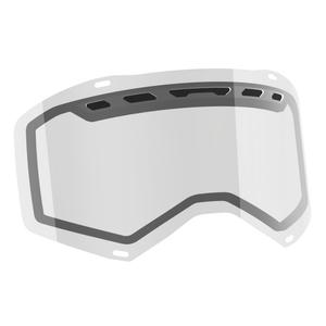 Double verre transparent pour lunettes de motocross SCOTT Prospect/Fury