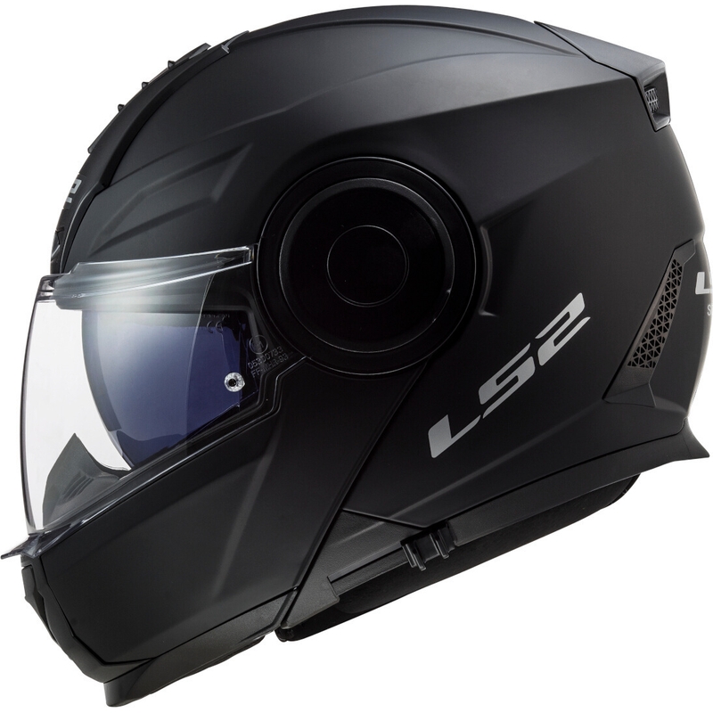 Casque de moto LS2 FF902 Scope Solid Black Matte Flip-up