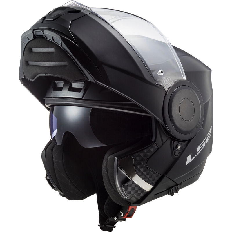 Casque de moto LS2 FF902 Scope Solid Black Matte Flip-up