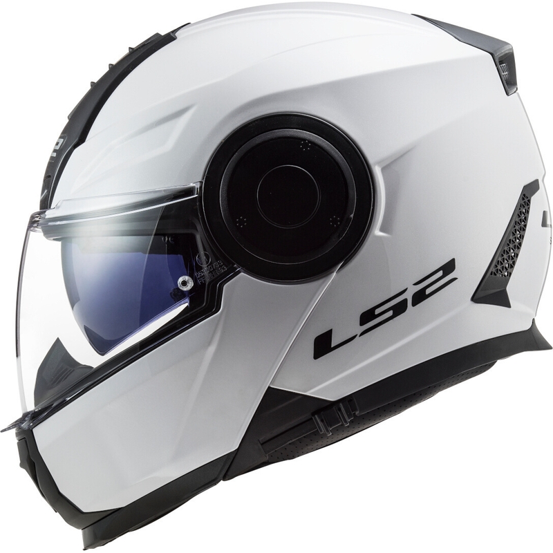 LS2 FF902 Scope Solid Motorcycle Helmet Blanc