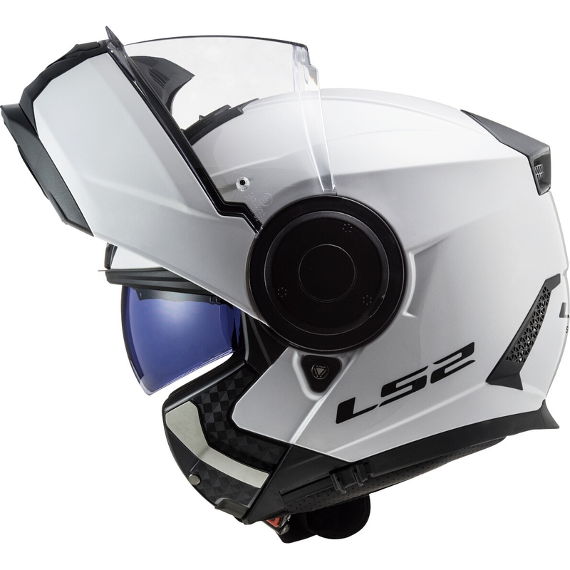 LS2 FF902 Scope Solid Motorcycle Helmet Blanc
