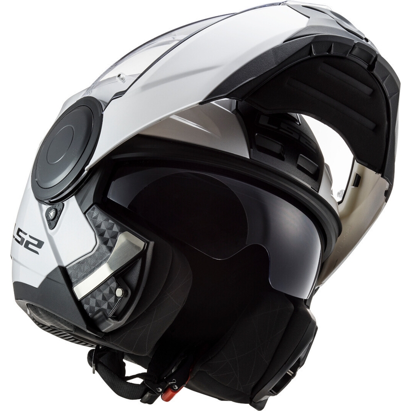 LS2 FF902 Scope Solid Motorcycle Helmet Blanc