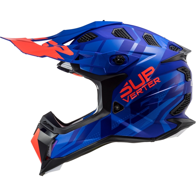 Motokrosová přilba LS2 MX470 Subverter Troop modro-oranžová výprodej