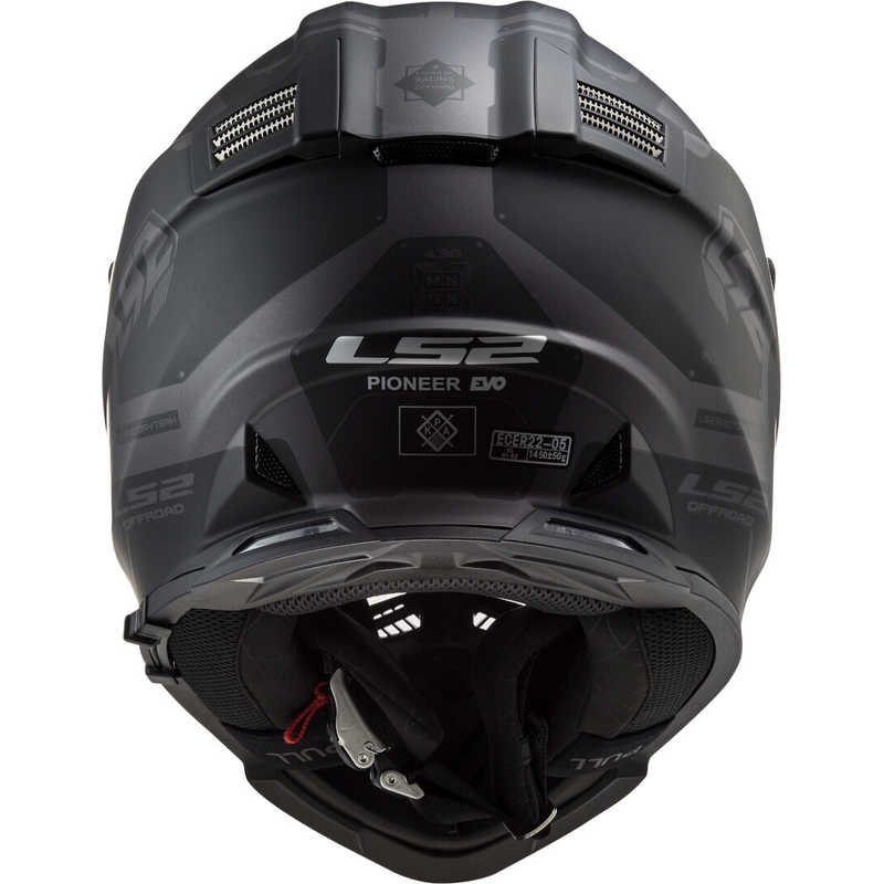 Enduro přilba LS2 MX436 Pioneer EVO Cobra černo-modrá