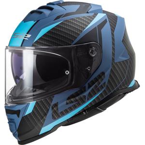 Casque moto intégral LS2 FF800 Storm Racer noir et bleu