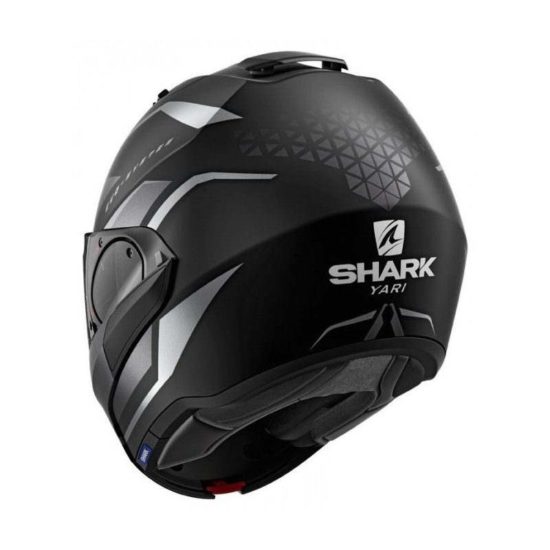 Překlápěcí přilba SHARK EVO-ES Yari černo-šedá