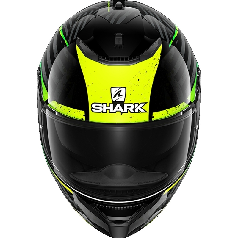 Integrální přilba SHARK SPARTAN 1.2 Kobrak černo-žluto-zelená