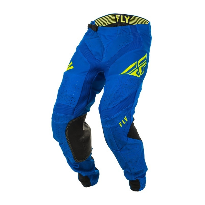 Motokrosové kalhoty FLY Racing Lite 2020 modro-černo-fluo žluté