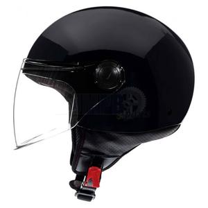 Casque moto MT Street open noir soldes