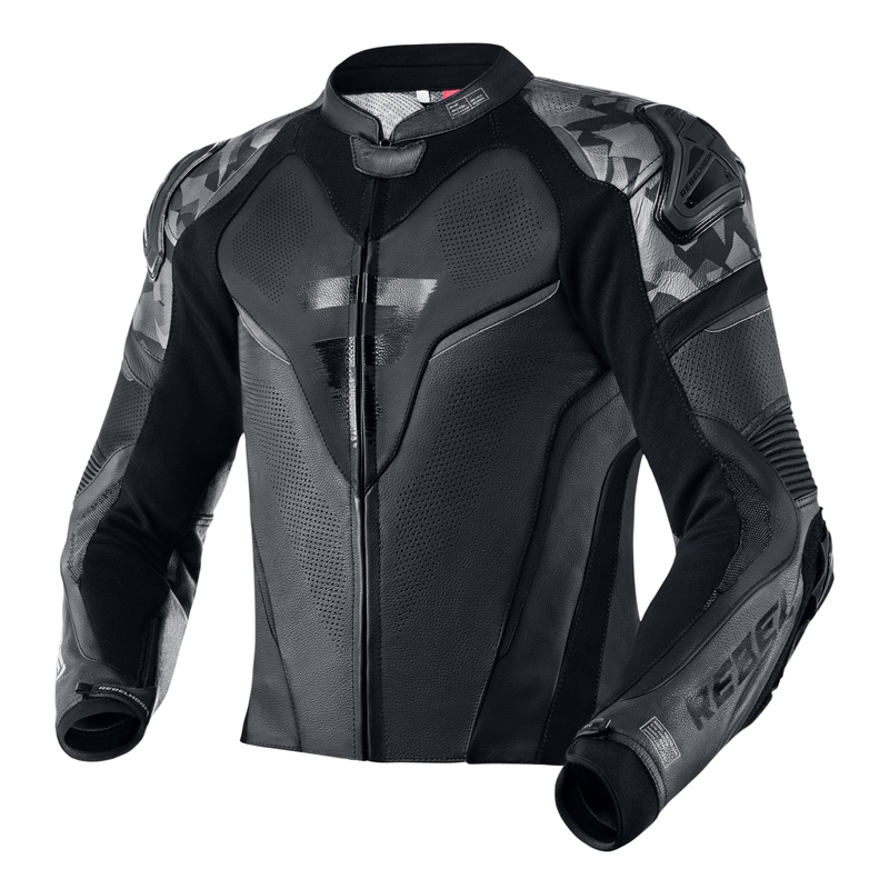 Veste de moto Rebelhorn Rebel en solde noire soldes