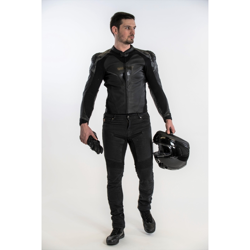 Veste de moto Rebelhorn Rebel en solde noire soldes