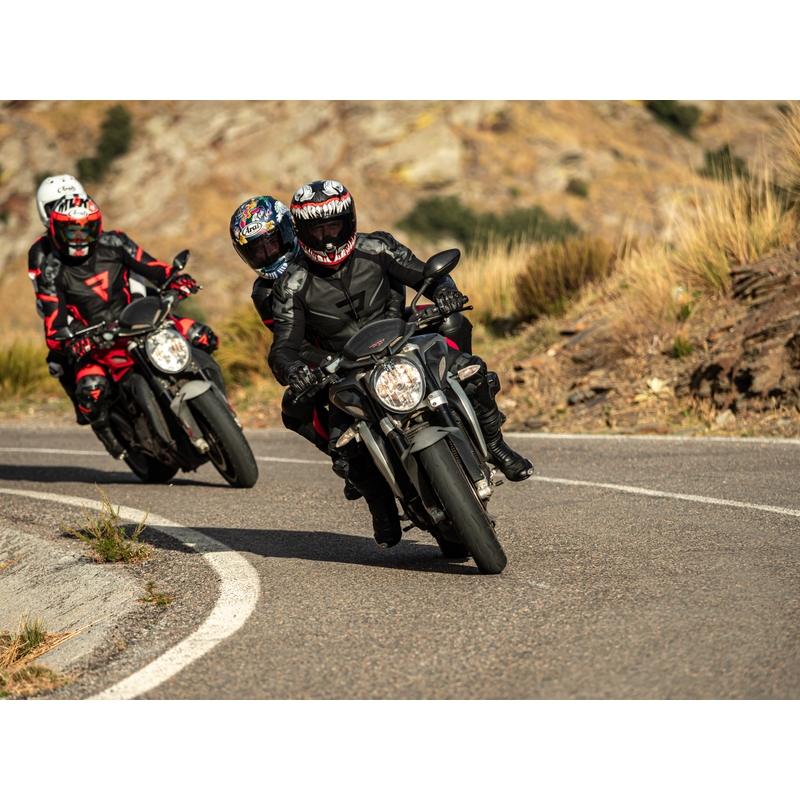 Veste de moto Rebelhorn Rebel en solde noire soldes