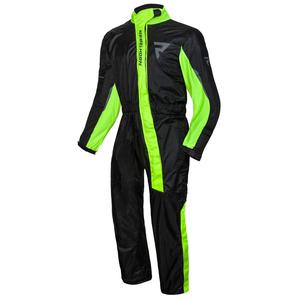 Combinaison de pluie Rebelhorn Travel noire et jaune fluo