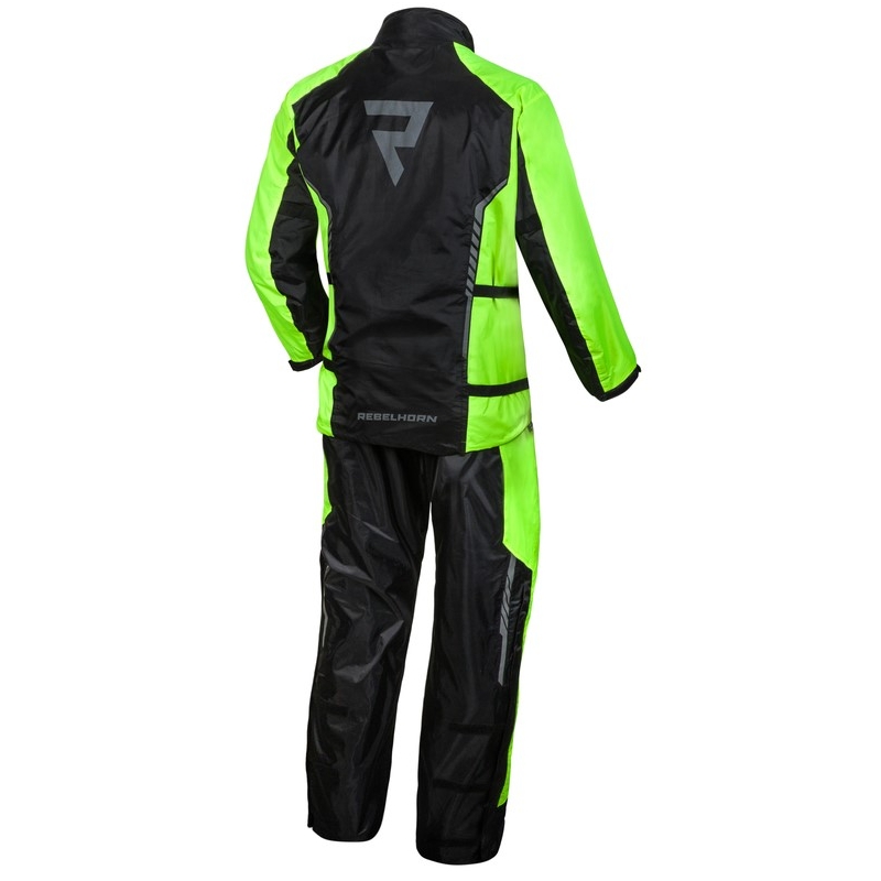 Cape de moto Rebelhorn Patrol jaune fluo et noir