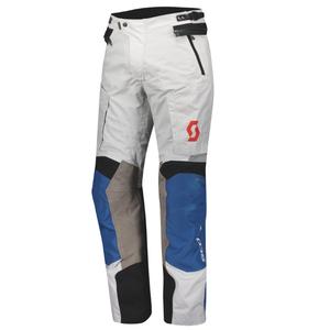 Pantalon moto SCOTT Dualraid Dryo gris-bleu soldes