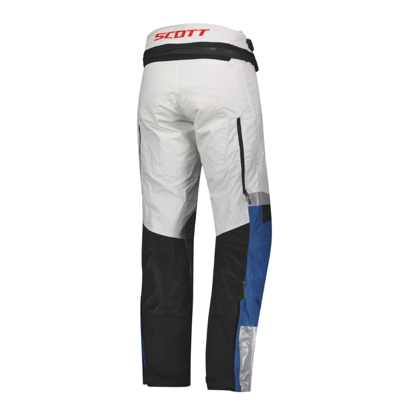Pantalon moto SCOTT Dualraid Dryo gris-bleu soldes