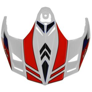 Visière de remplacement pour casque Airoh Commander rouge-bleu