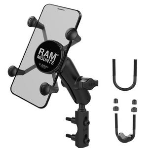 RAM Mounts X-Grip support pour téléphone portable avec fixation sur le levier de frein/d'embrayage/le guidon