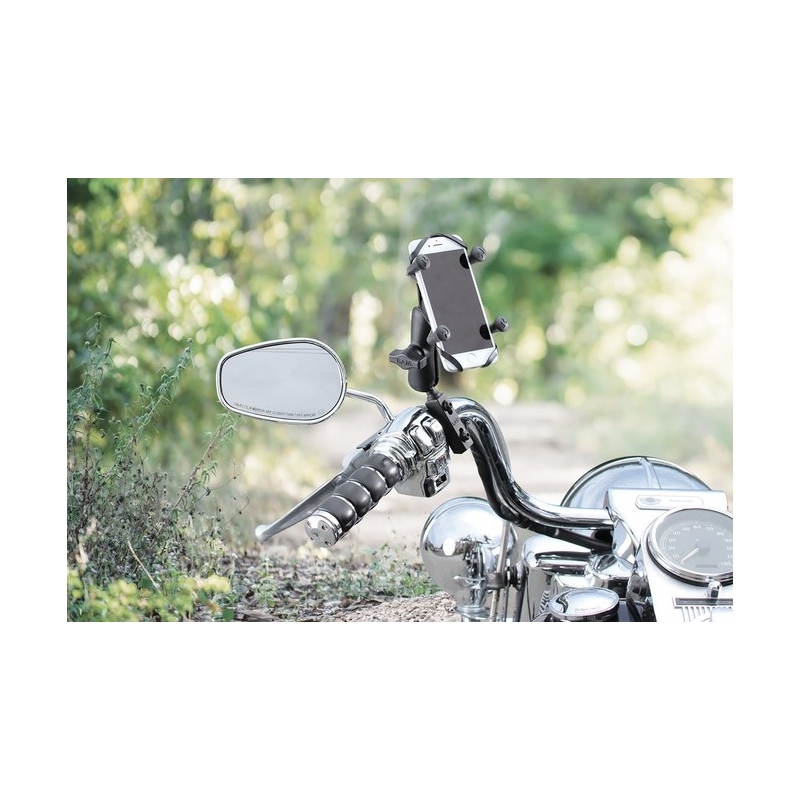 RAM Mounts X-Grip support pour téléphone portable avec fixation sur le levier de frein/d'embrayage/le guidon soldes