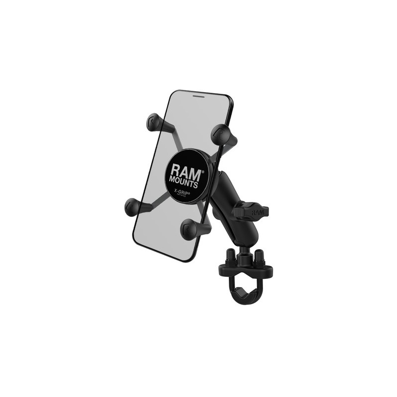 RAM Mounts X-Grip support de téléphone portable pour guidon avec un diamètre de 12,7-31,75 mm