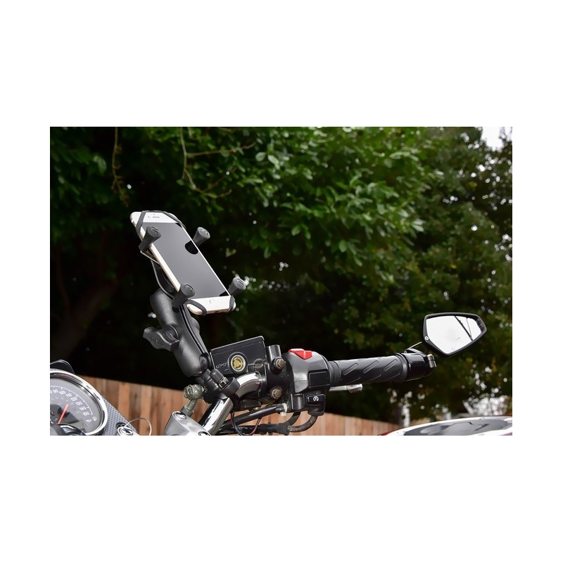 RAM Mounts X-Grip support de téléphone portable pour guidon avec un diamètre de 12,7-31,75 mm