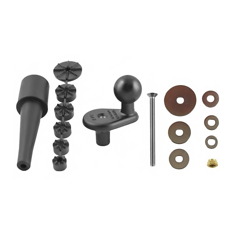 Supports RAM pour col de fourche de moto avec axe 1