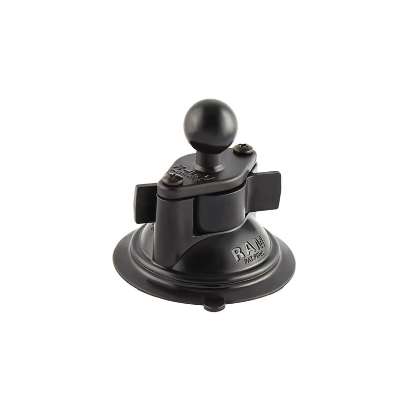 Supports RAM à ventouse de haute qualité avec tige à bille de 1".